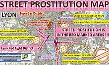 Chicas y prostitutas adolescentes europeas en Lyon, Francia
